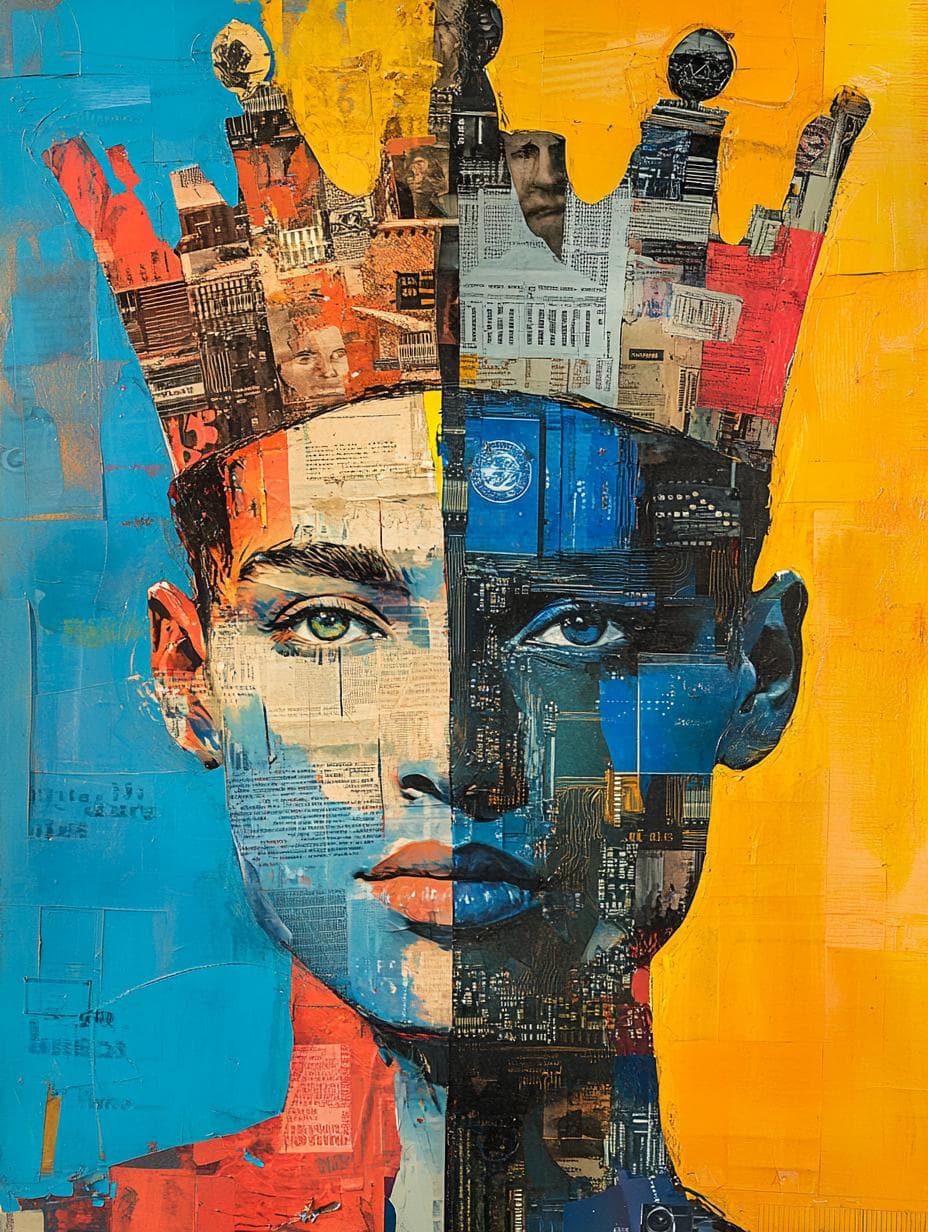 Collage of Visa GenAI creative campaign imagery