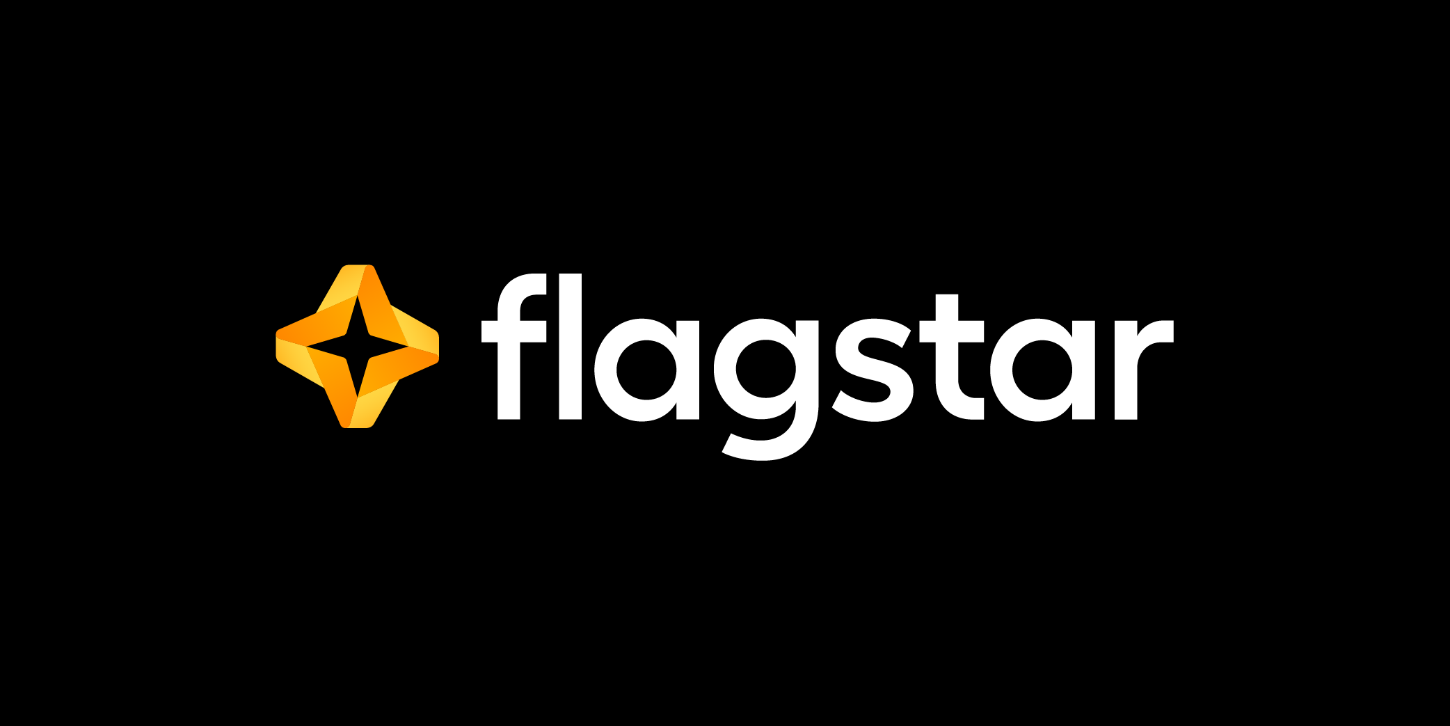 Flagstar logo on black background
